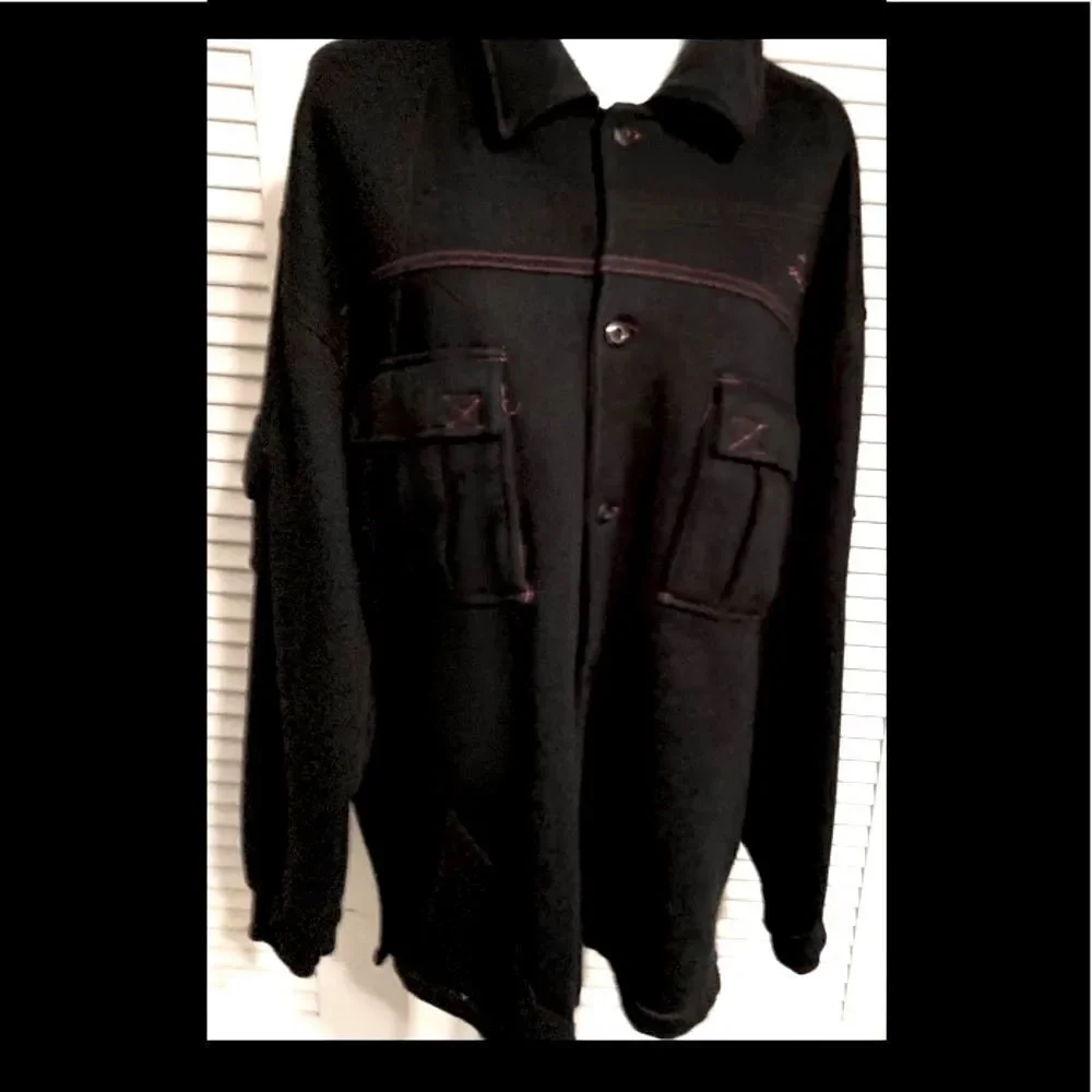 Source Jeans Shirt black jacket 2x - Picture 2 of 5